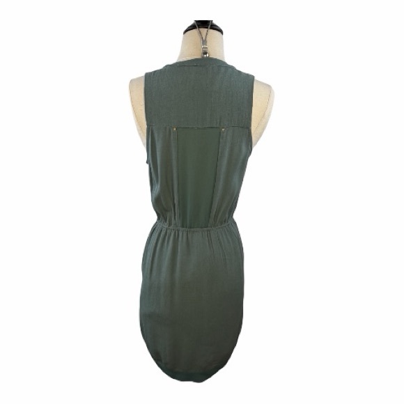 Anthropologie Maeve Paloma Dress XS Sage Green Sleeveless Mini - Picture 8 of 13